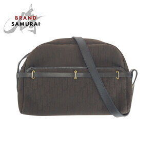Dior Trotter brown canvas shoulder bag
